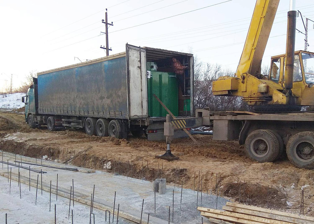 Хозяйственно-бытовой сток - 100х2м3 в сутки, коммунальные очистные сооружения поселка, п. Павелец, Рязанская обл.