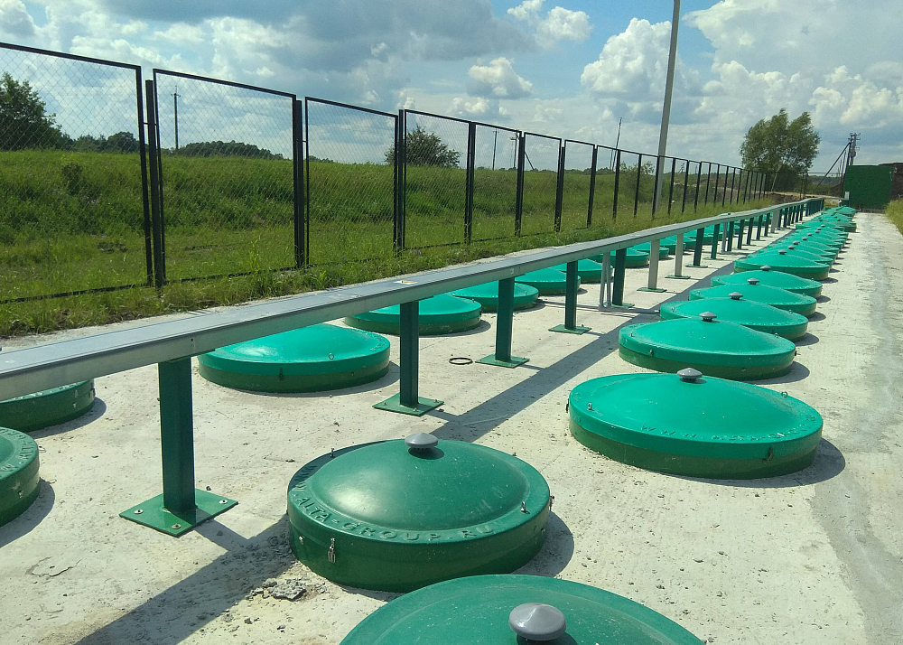 Хозяйственно-бытовой сток - 200м3 в сутки, коммунальные очистные сооружения поселка, п. Сапожок, Рязанская обл.