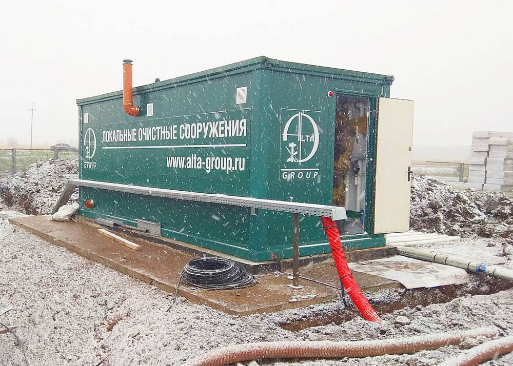 Хозяйственно-бытовой сток - 400 м3 в сутки, поселок Балахта, Красноярский край